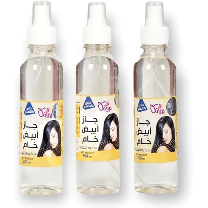 Pure Raw White Jazz Without Fragrance For Strengthening and Smoothing Hair -3 Piece